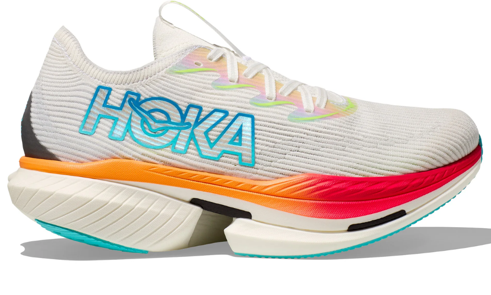 Hoka Cielo X1 in the Frost / Cerise