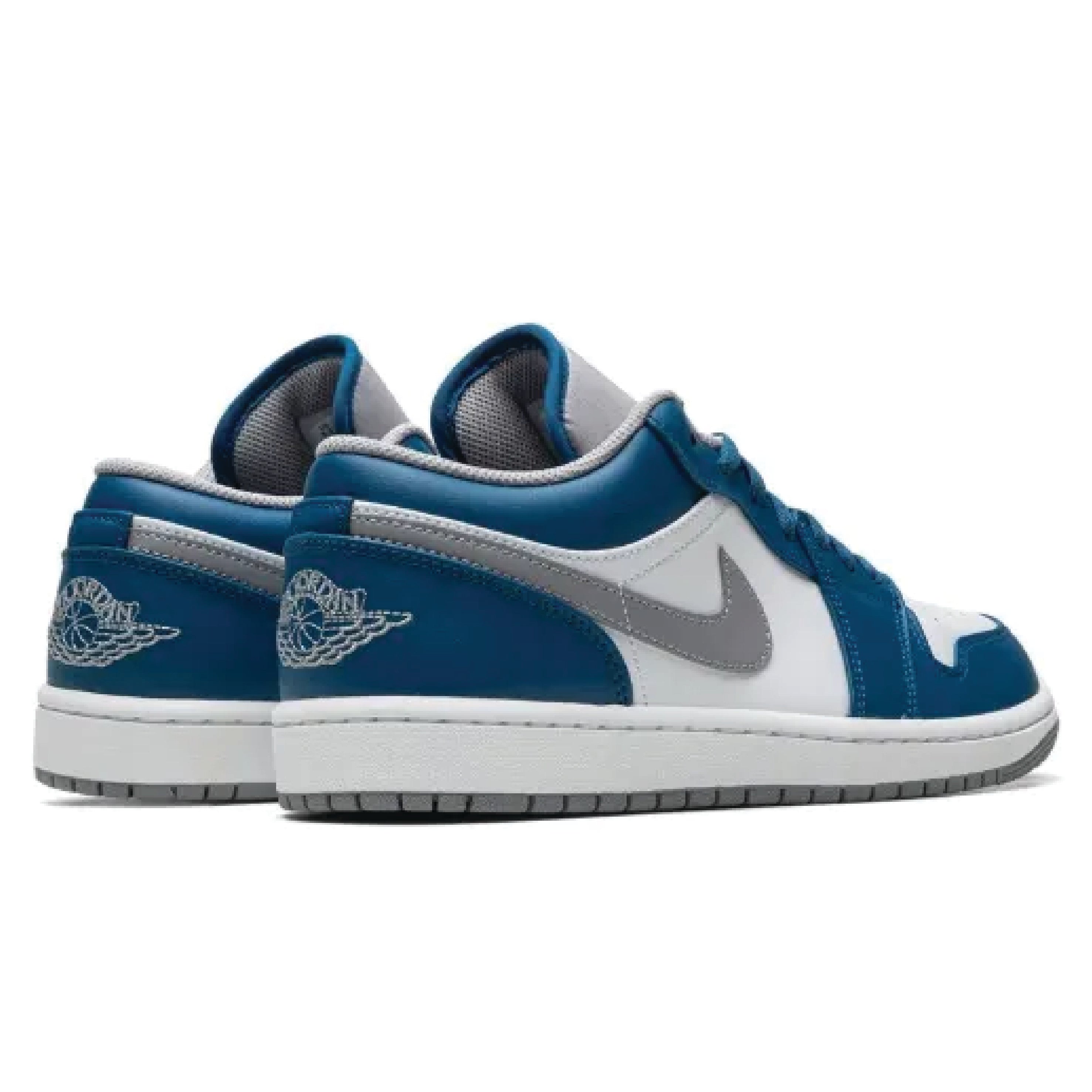 Air Jordan 1 Low  Shoes - White/Blue