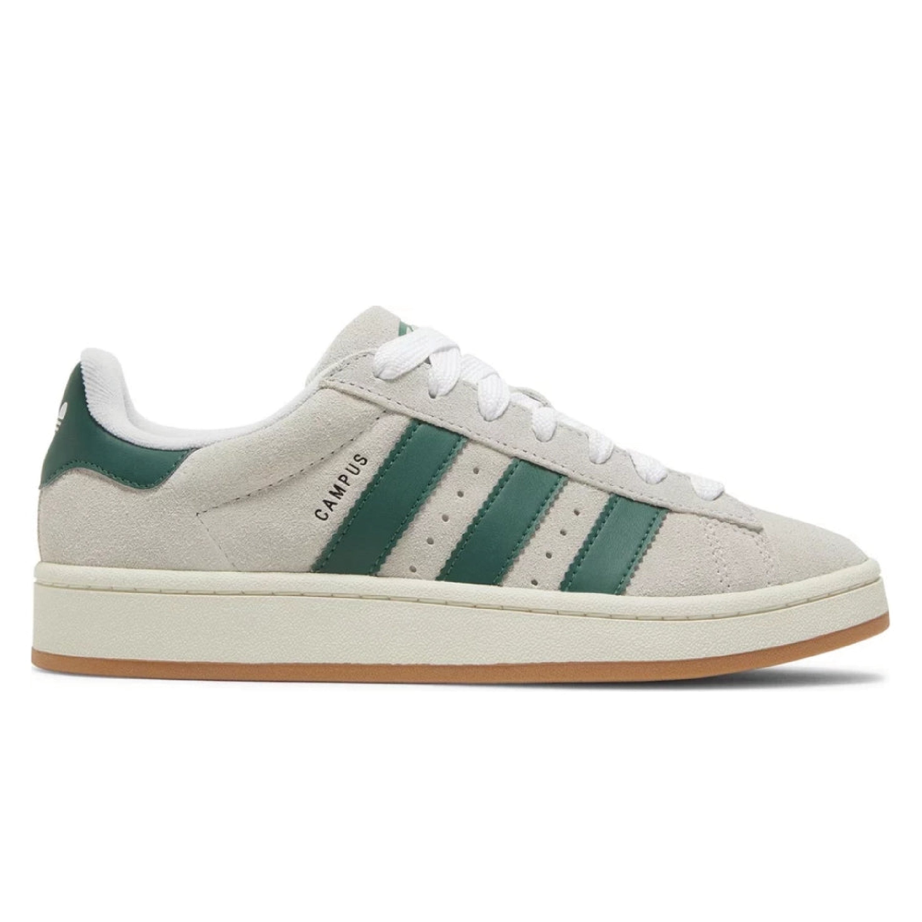 Adidas Campus 00s Crystal White Dark Green