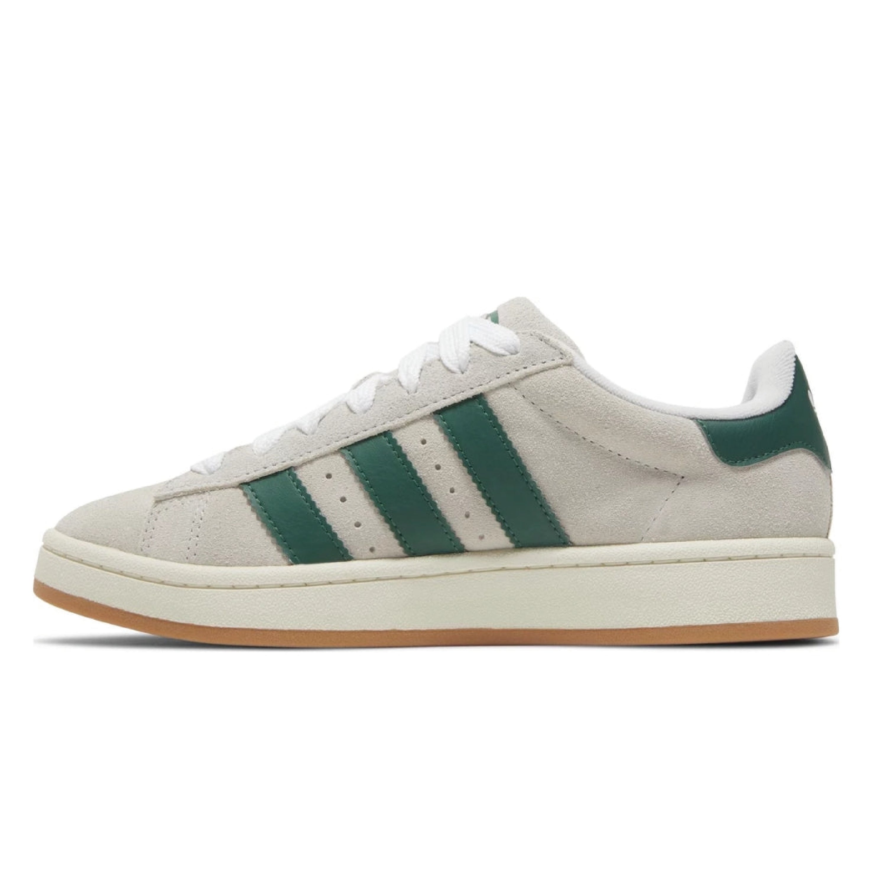 Adidas Campus 00s Crystal White Dark Green